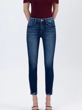 Flying Monkey Catch the Breeze - High Rise Forward Outseam Crop Skinny
Jeans